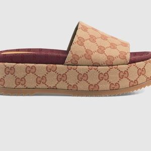 Gucci Original GG platform Sandals